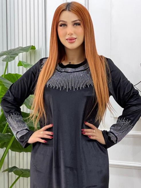 Robe velours ice